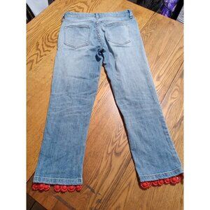 PILCRO And The Letterpress Womens Jeans 26 BLUE SLIM BOYFRIEND Preowned